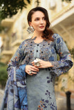 Rang Rasiya Lifestyle Embroidered Linen Unstitched 3Pc Suit D-04 Audrey