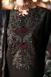 Rang Rasiya Lifestyle Embroidered Linen Unstitched 3Pc Suit D-07 Evlyn