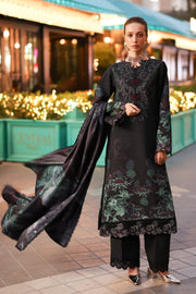 Rang Rasiya Lifestyle Embroidered Linen Unstitched 3Pc Suit D-07 Evlyn