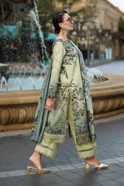 Rang Rasiya Lifestyle Embroidered Linen Unstitched 3Pc Suit D-09 Autumn