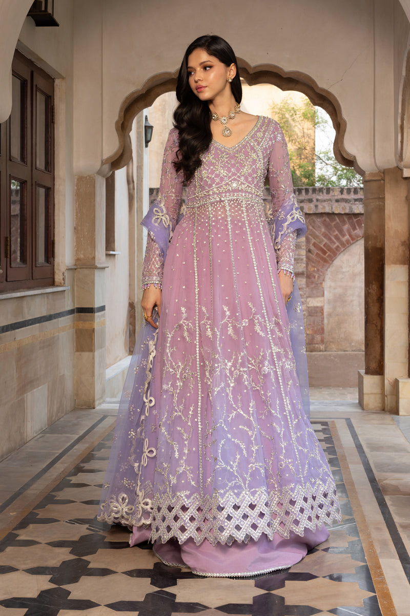 Rang Rasiya Embroidered Chiffon Unstitched 3Pc Suit D-02 BASMA