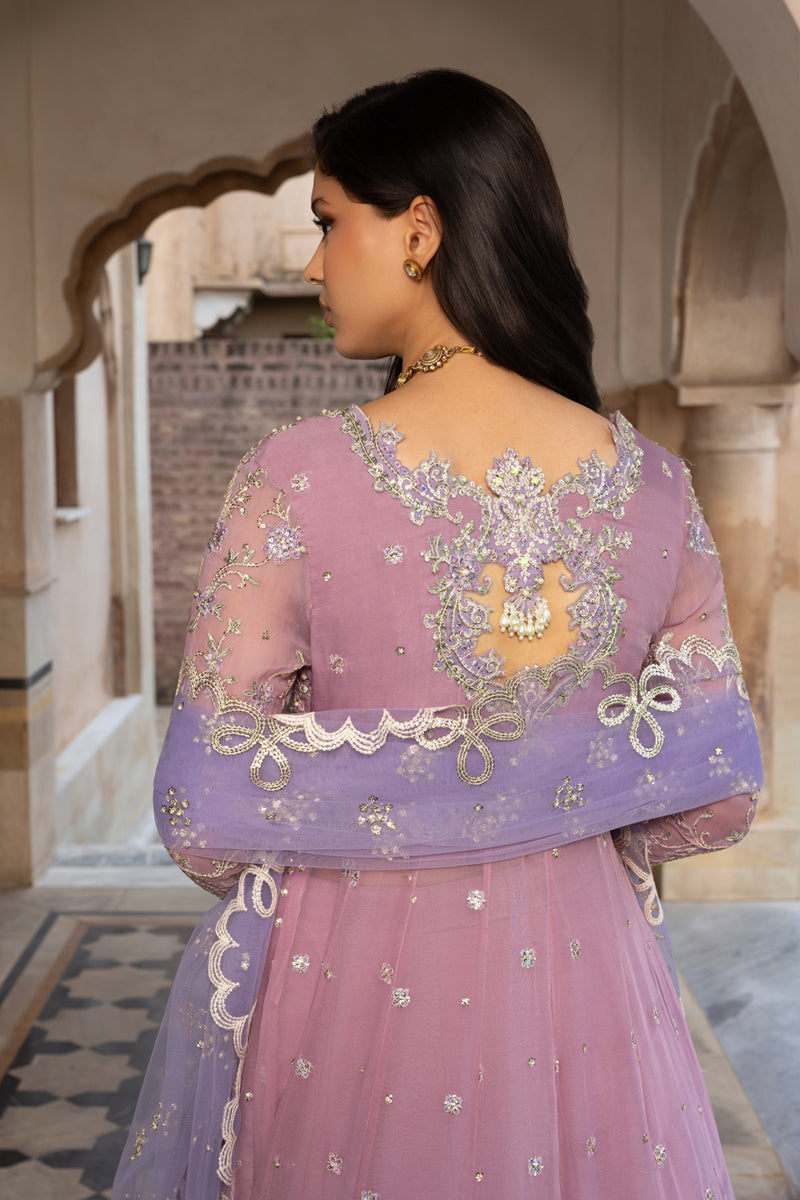 Rang Rasiya Embroidered Chiffon Unstitched 3Pc Suit D-02 BASMA
