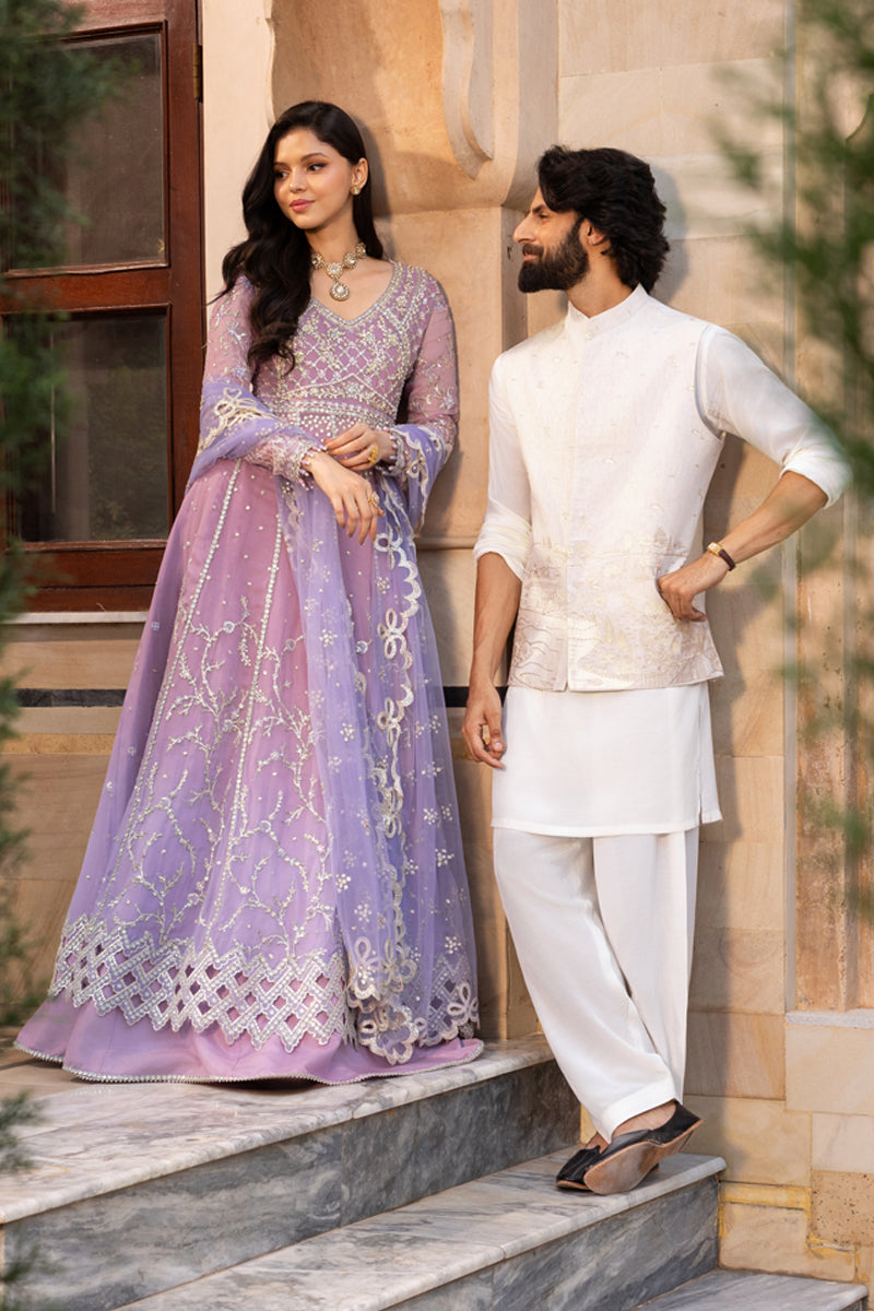 Rang Rasiya Embroidered Chiffon Unstitched 3Pc Suit D-02 BASMA