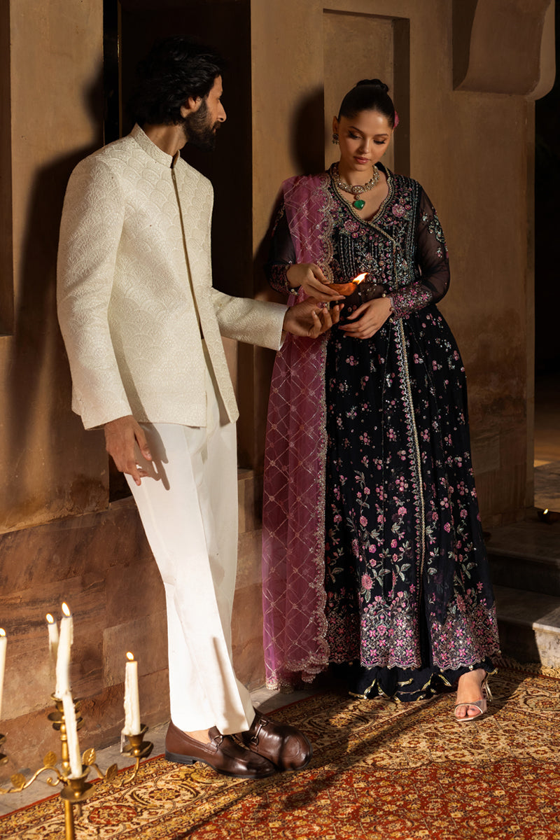 Rang Rasiya Embroidered Chiffon Unstitched 3Pc Suit D-04 SOFIA