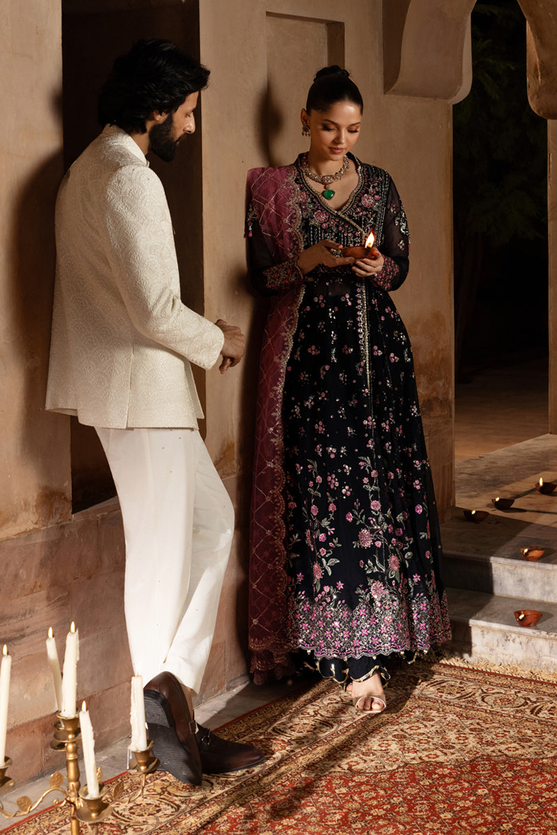 Rang Rasiya Embroidered Chiffon Unstitched 3Pc Suit D-04 SOFIA