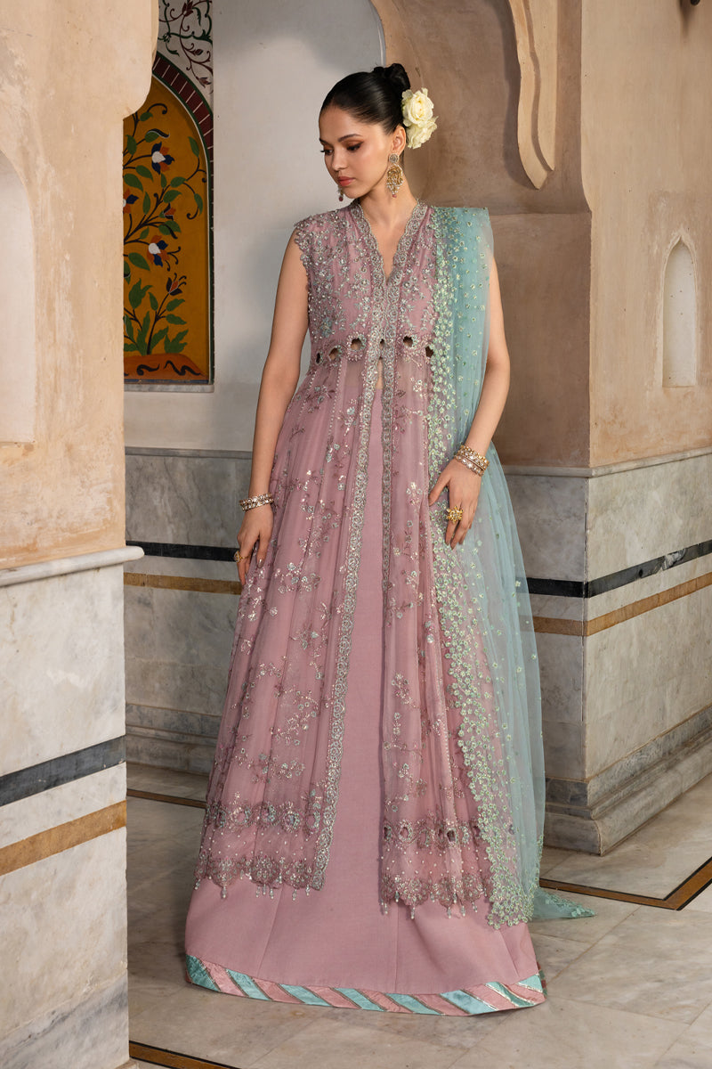 Rang Rasiya Embroidered Chiffon Unstitched 3Pc Suit D-05 MAHIBA