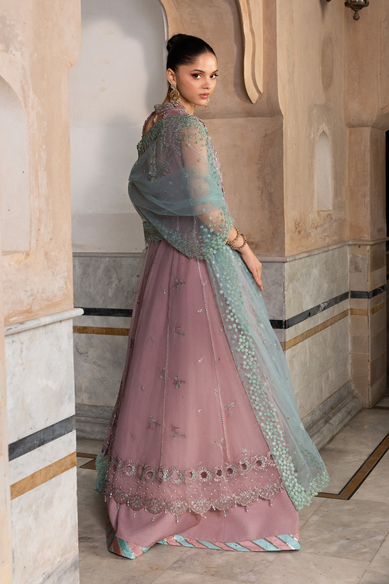 Rang Rasiya Embroidered Chiffon Unstitched 3Pc Suit D-05 MAHIBA