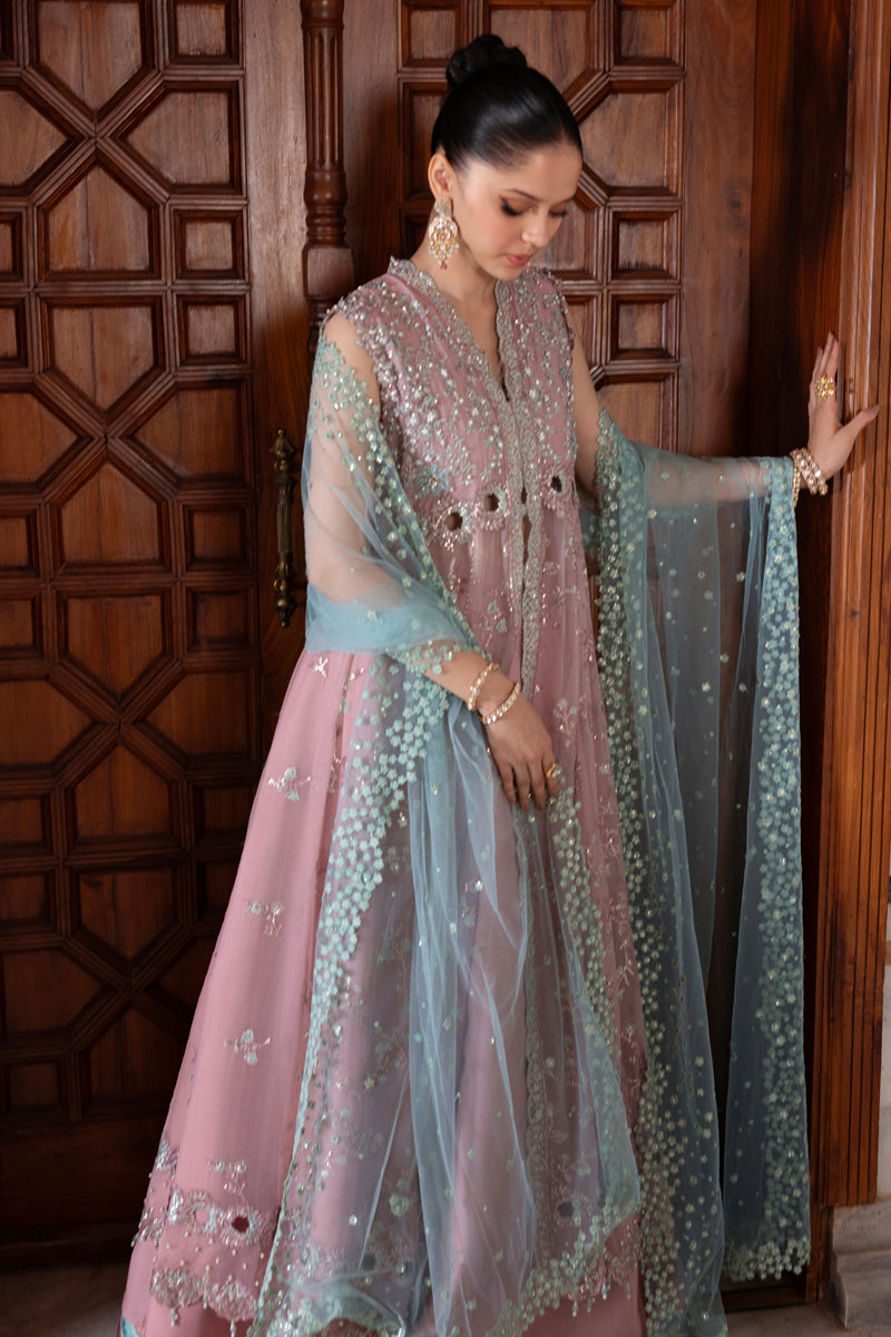 Rang Rasiya Embroidered Chiffon Unstitched 3Pc Suit D-05 MAHIBA
