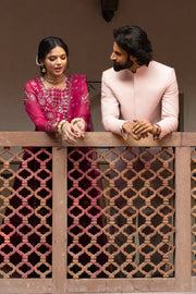 Rang Rasiya Embroidered Chiffon Unstitched 3Pc Suit D-06 FAREEHA