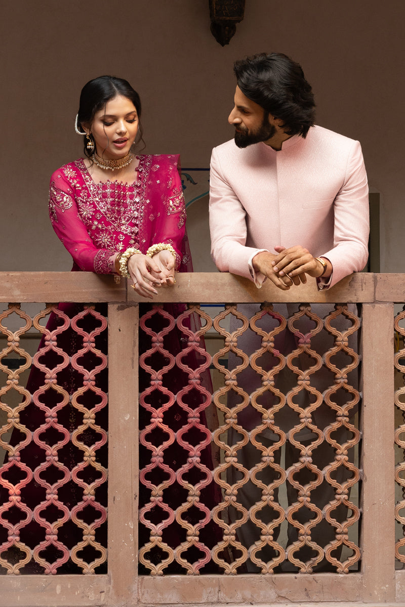 Rang Rasiya Embroidered Chiffon Unstitched 3Pc Suit D-06 FAREEHA