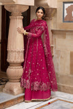Rang Rasiya Embroidered Chiffon Unstitched 3Pc Suit D-06 FAREEHA