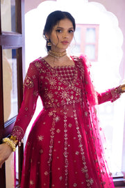Rang Rasiya Embroidered Chiffon Unstitched 3Pc Suit D-06 FAREEHA