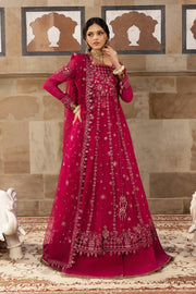 Rang Rasiya Embroidered Chiffon Unstitched 3Pc Suit D-06 FAREEHA