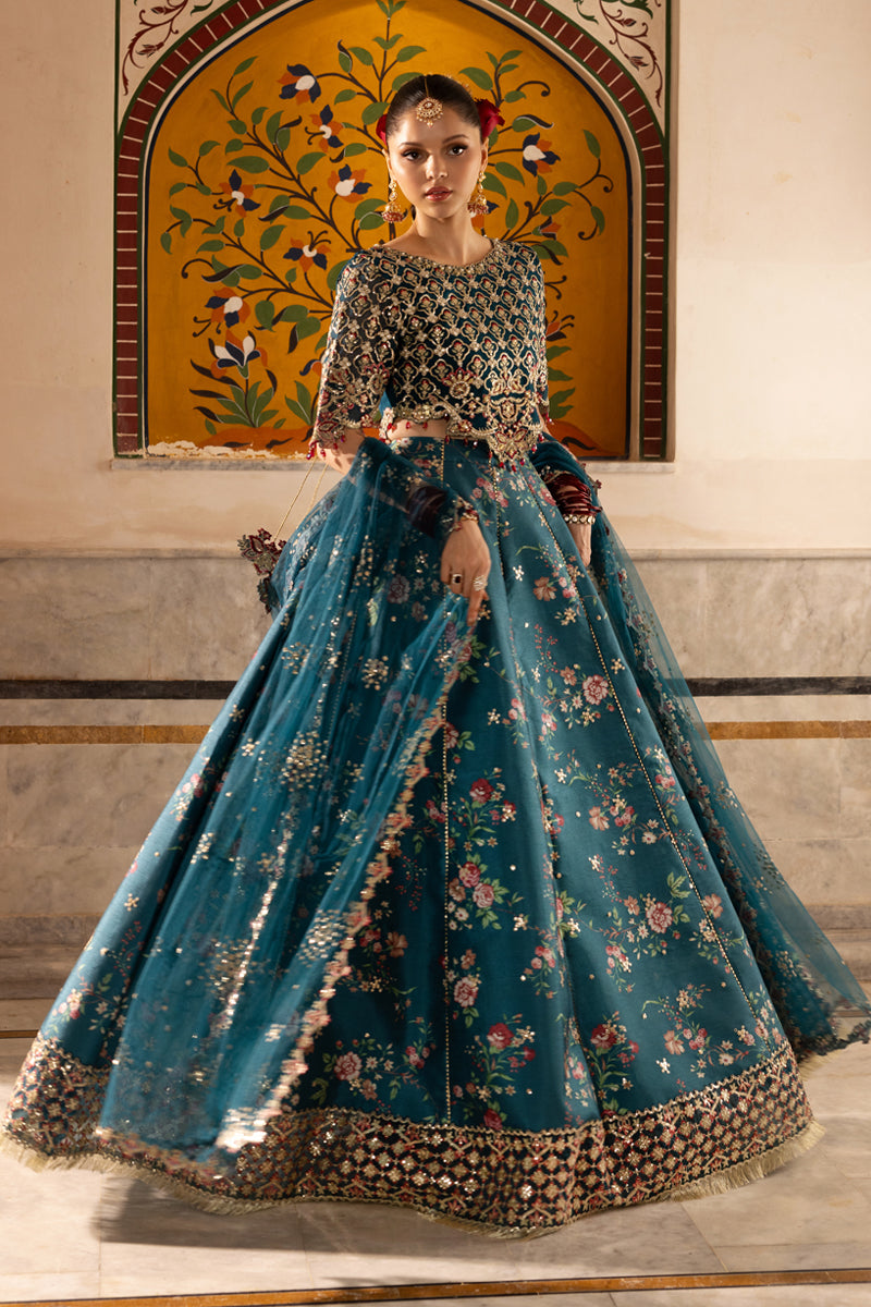 Rang Rasiya Embroidered Chiffon Unstitched 3Pc Suit D-07 ZEENAT
