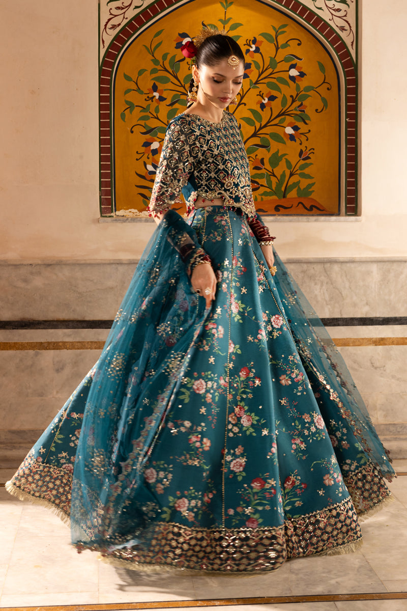 Rang Rasiya Embroidered Chiffon Unstitched 3Pc Suit D-07 ZEENAT
