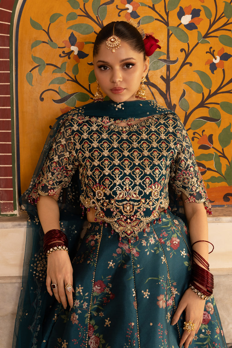 Rang Rasiya Embroidered Chiffon Unstitched 3Pc Suit D-07 ZEENAT