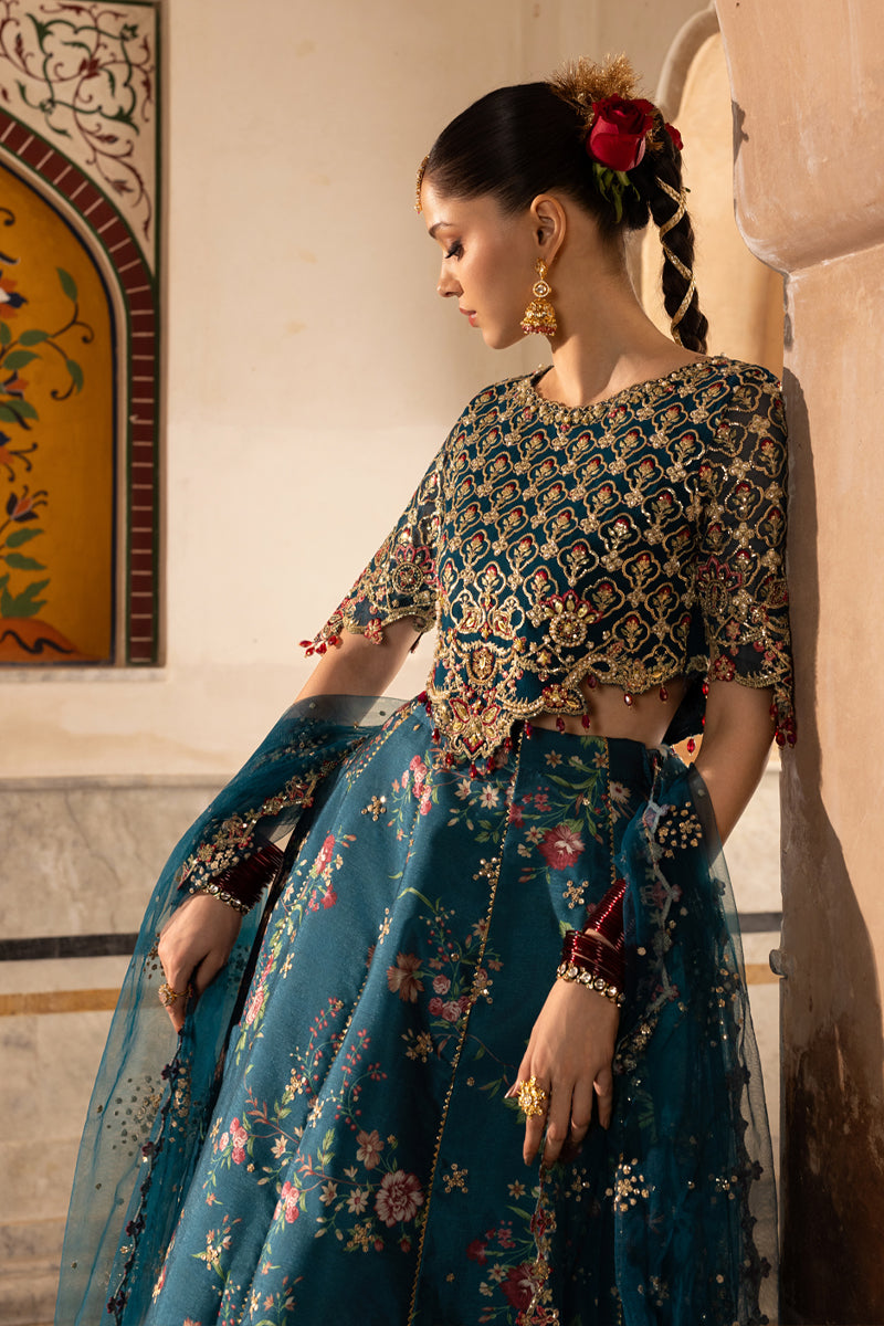 Rang Rasiya Embroidered Chiffon Unstitched 3Pc Suit D-07 ZEENAT