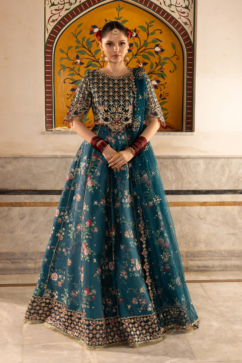 Rang Rasiya Embroidered Chiffon Unstitched 3Pc Suit D-07 ZEENAT
