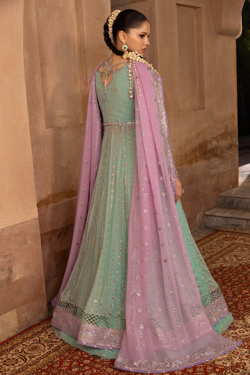 Rang Rasiya Embroidered Chiffon Unstitched 3Pc Suit D-08 ZOHA