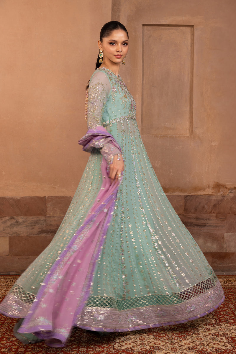 Rang Rasiya Embroidered Chiffon Unstitched 3Pc Suit D-08 ZOHA
