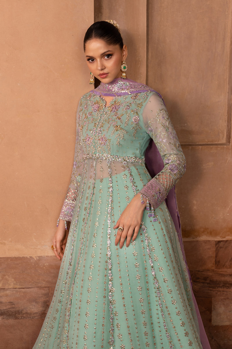 Rang Rasiya Embroidered Chiffon Unstitched 3Pc Suit D-08 ZOHA