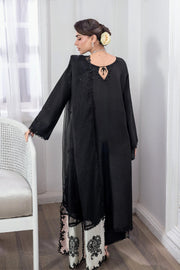 Rang Rasiya Lumeire Silk Unstitched Embroidered 3Pc Suit - Eclipse