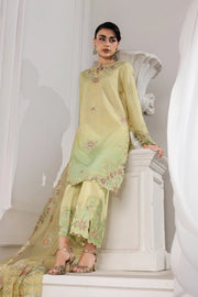 Rang Rasiya Lumeire Silk Unstitched Embroidered 3Pc Suit - Lucia