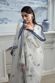 Rang Rasiya Lumeire Silk Unstitched Embroidered 3Pc Suit - Luna