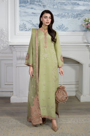 Rang Rasiya Lumeire Silk Unstitched Embroidered 3Pc Suit - Alma