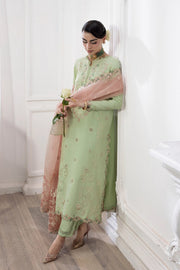 Rang Rasiya Lumeire Silk Unstitched Embroidered 3Pc Suit - Jazmin