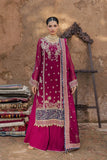 Rang Rasiya Chatoyer Embroidered Chiffon Unstitched 3Pc Suit - Flame
