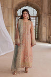 Rang Rasiya Chatoyer Embroidered Zari Tissue Unstitched 3Pc Suit - Fleur