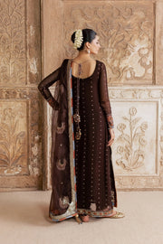 Rang Rasiya Chatoyer Embroidered Chiffon Unstitched 3Pc Suit - Dune
