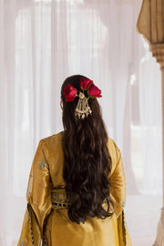 Rang Rasiya Chatoyer Embroidered Zari Tissue Unstitched 3Pc Suit - Dora