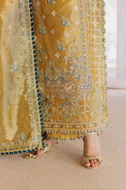 Rang Rasiya Chatoyer Embroidered Zari Tissue Unstitched 3Pc Suit - Dora