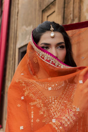 Rang Rasiya Chatoyer Embroidered Chiffon Unstitched 3Pc Suit - Nara