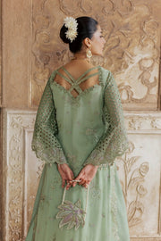 Rang Rasiya Chatoyer Embroidered Chiffon Unstitched 3Pc Suit - Fern