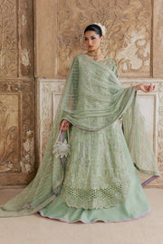 Rang Rasiya Chatoyer Embroidered Chiffon Unstitched 3Pc Suit - Fern