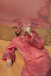 Rang Rasiya Premium Embroidered Lawn Unstitched 3Pc Suit D-01 ELNAZ