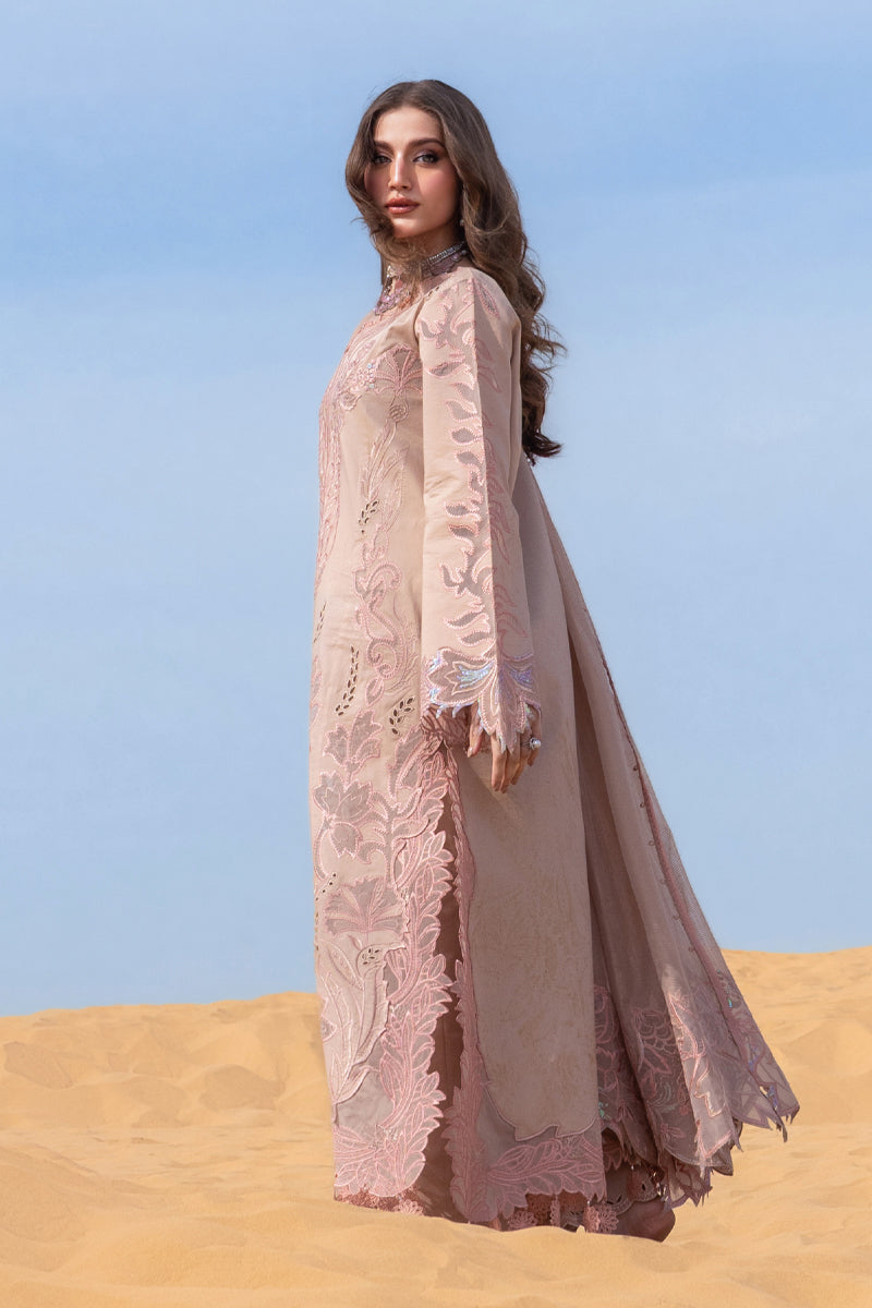 Rang Rasiya Premium Embroidered Lawn Unstitched 3Pc Suit D-02 ELAHEH