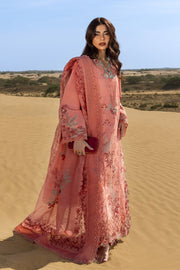 Rang Rasiya Premium Embroidered Lawn Unstitched 3Pc Suit D-03 AMANI