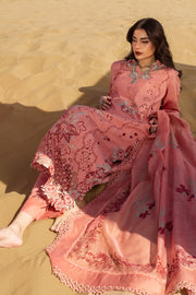 Rang Rasiya Premium Embroidered Lawn Unstitched 3Pc Suit D-03 AMANI