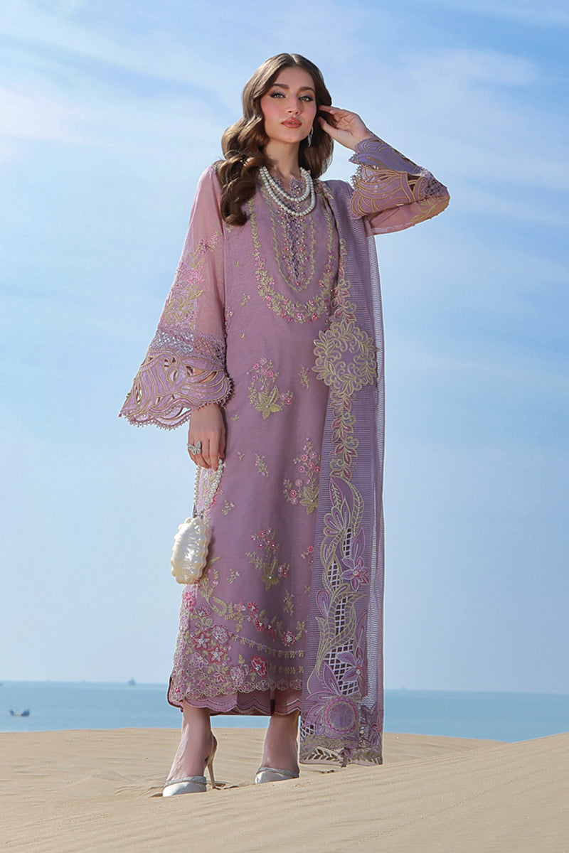 Rang Rasiya Premium Embroidered Lawn Unstitched 3Pc Suit D-04 PARISA