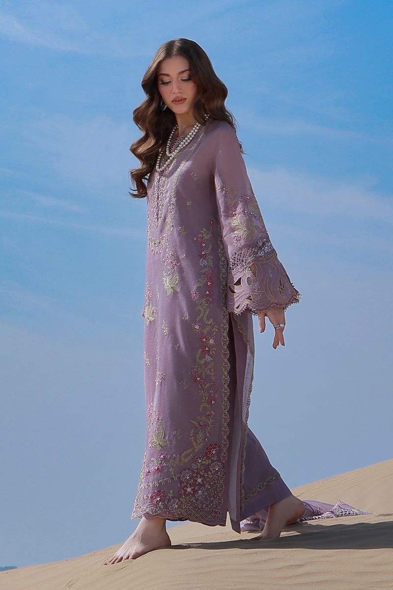 Rang Rasiya Premium Embroidered Lawn Unstitched 3Pc Suit D-04 PARISA