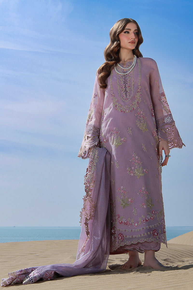 Rang Rasiya Premium Embroidered Lawn Unstitched 3Pc Suit D-04 PARISA