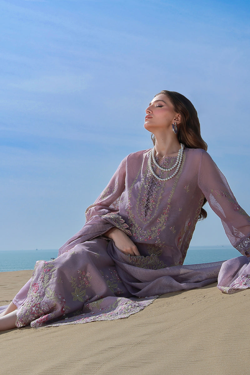 Rang Rasiya Premium Embroidered Lawn Unstitched 3Pc Suit D-04 PARISA