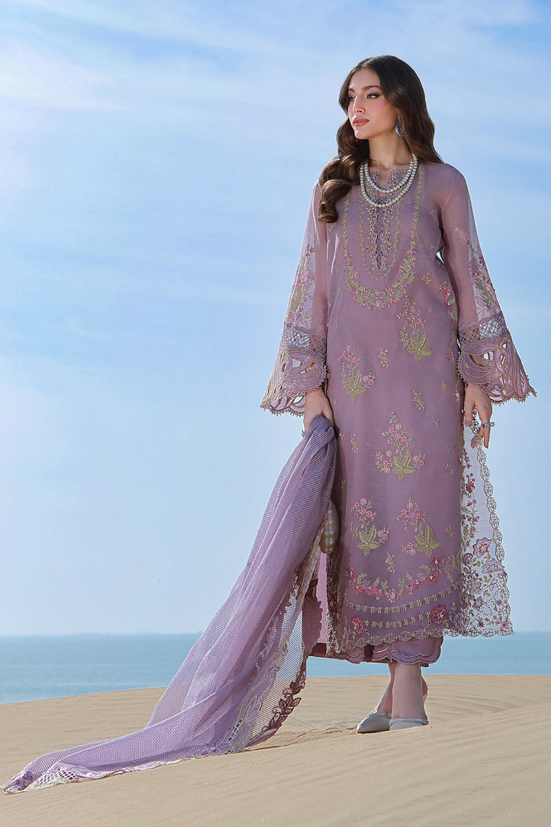Rang Rasiya Premium Embroidered Lawn Unstitched 3Pc Suit D-04 PARISA