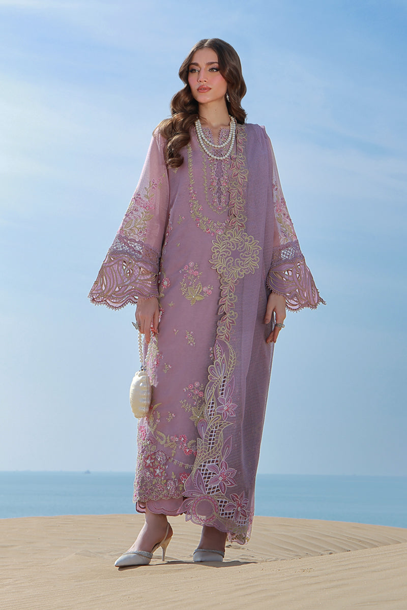 Rang Rasiya Premium Embroidered Lawn Unstitched 3Pc Suit D-04 PARISA