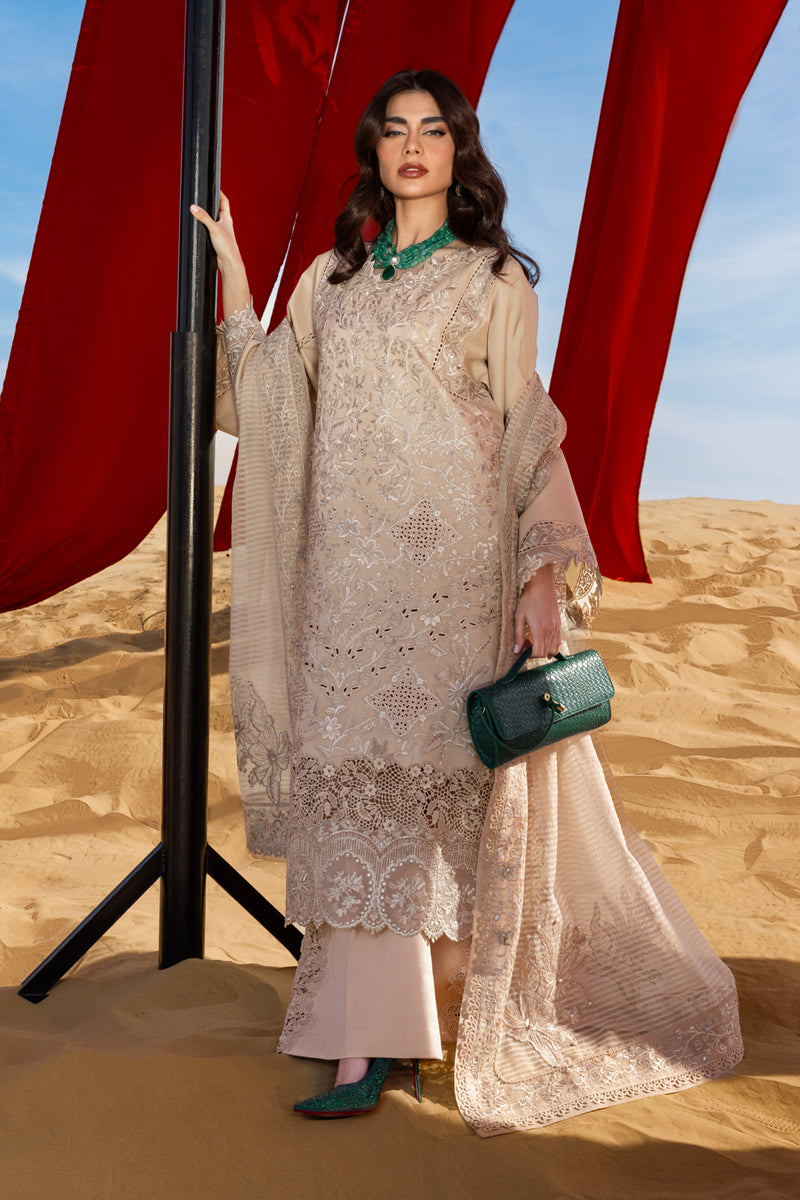Rang Rasiya Premium Embroidered Lawn Unstitched 3Pc Suit D-05 MAYEL