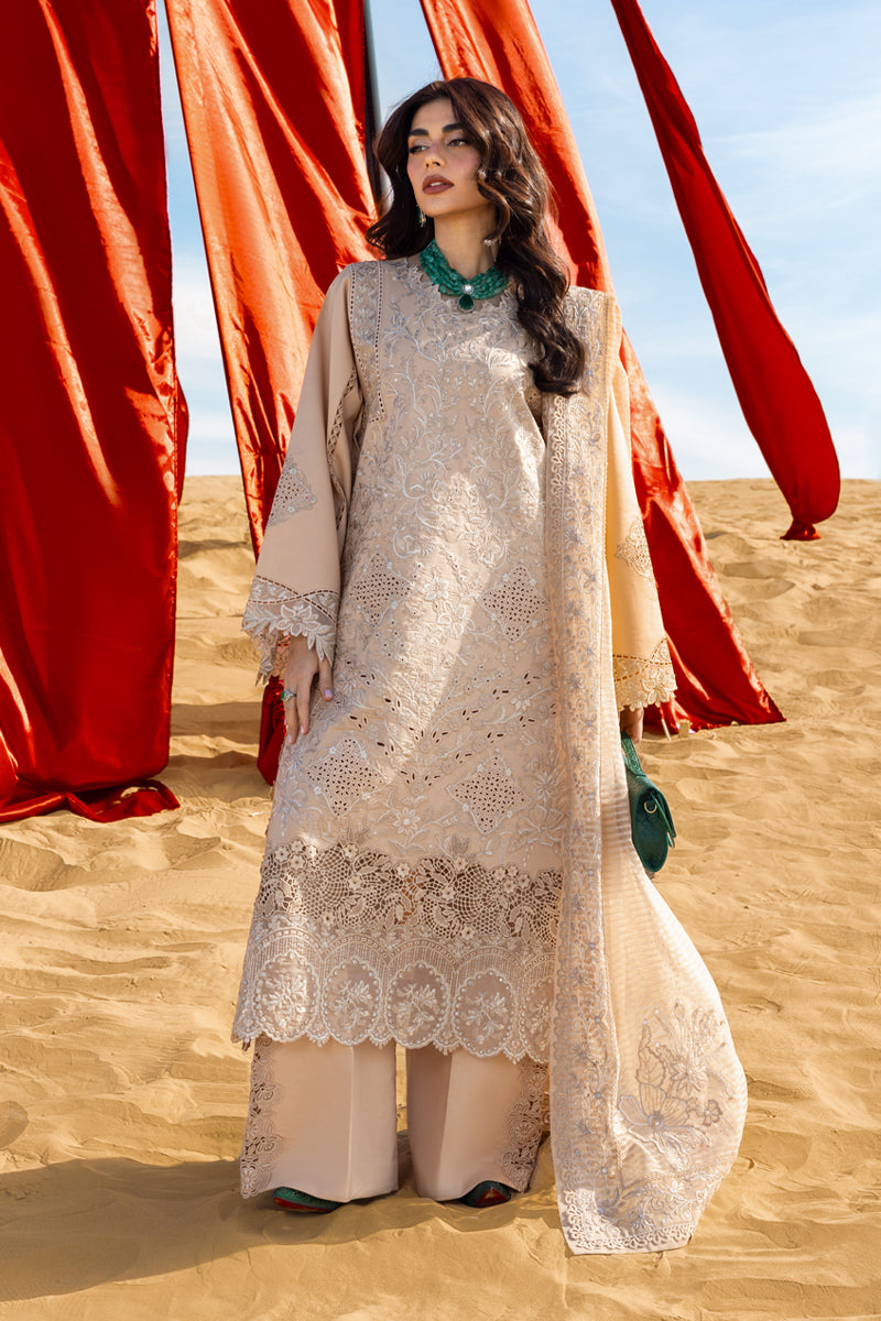Rang Rasiya Premium Embroidered Lawn Unstitched 3Pc Suit D-05 MAYEL